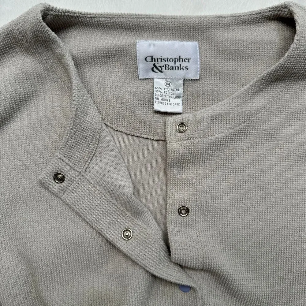 Vintage Chicken Embroidery Cardigan Farmer - Picture 8 of 8